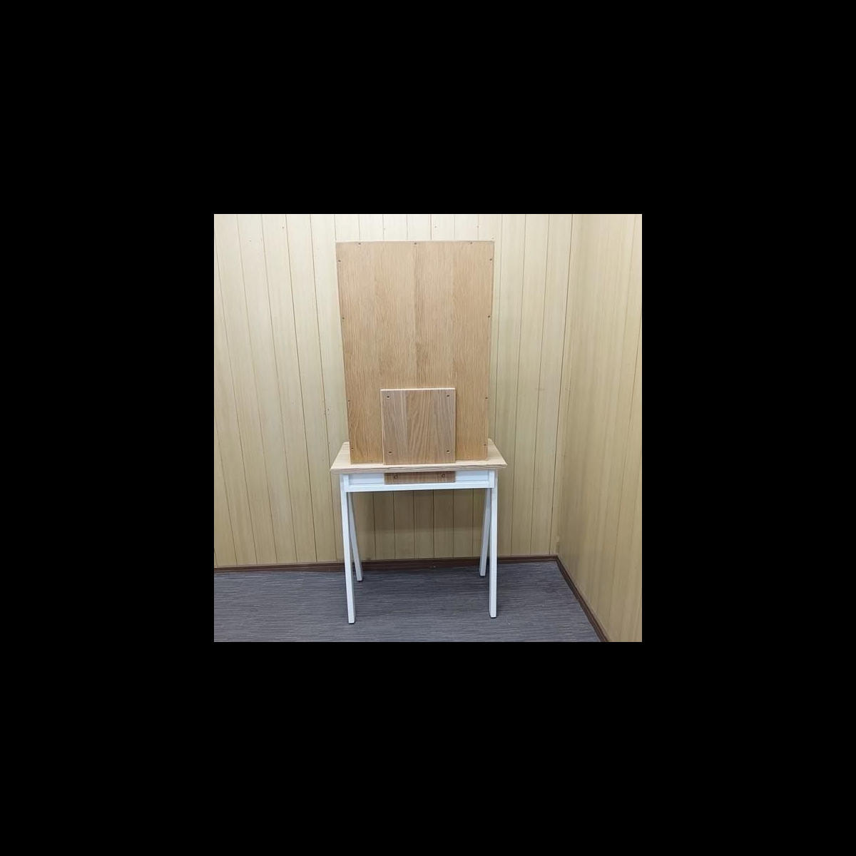 自立式木製片面ドレッサー ウッド ホワイトの卸・通販 | ビューティ