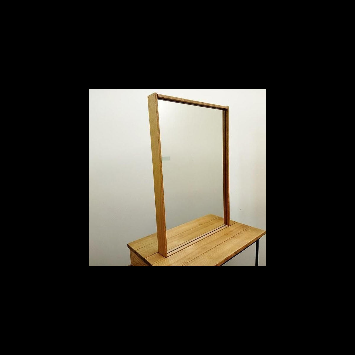 タカラベルモント r.a.f mirror ラフミラー ブラック ナチュラル