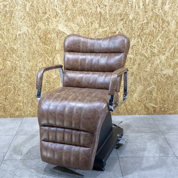 【中古】ビューティガレージ 　シャンプー椅子『TOUGH DESIGN PRODUCT D103』キャメルブラウン 1