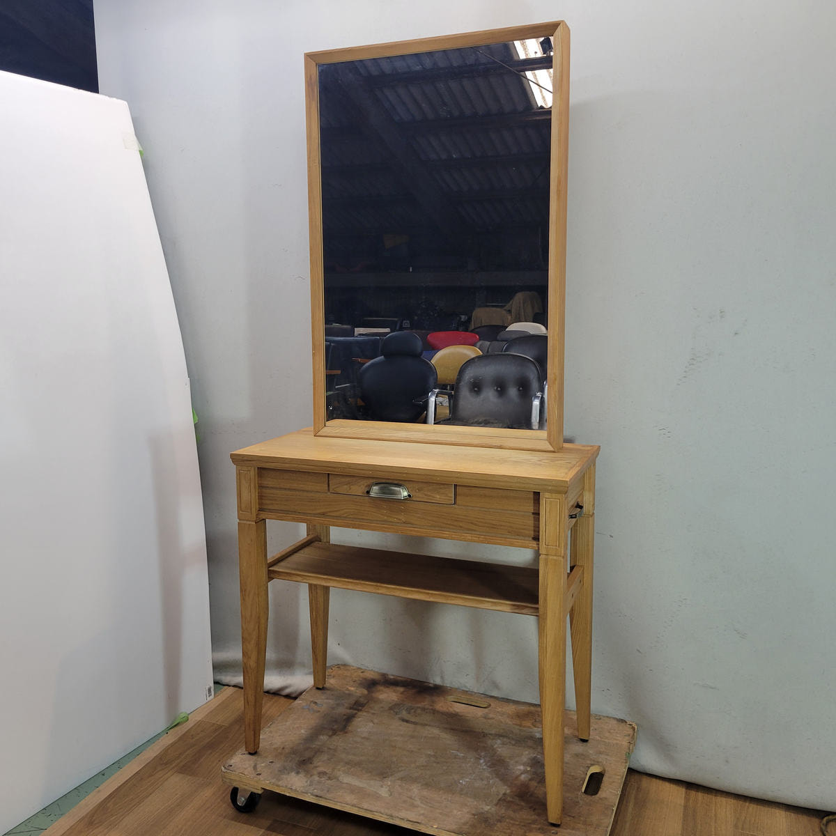 mateli】両面式木製ドレッサー