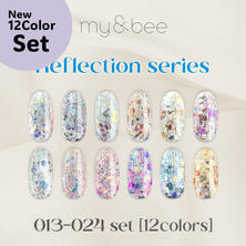 my&amp;bee カラージェル リフレクション2 新色12色セット(RE-013G～024G)