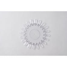 【アウトレット】Simplicity（シンプリシティ）ネイルアートディスク　着脱タイプ　円盤5枚チップ100枚(クリア）