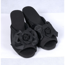 ヒールスリッパ ブラックカメリアTO-307