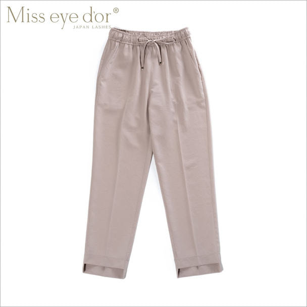 【Miss eye d’or】MY FORME テーパードパンツ グレージュM 1