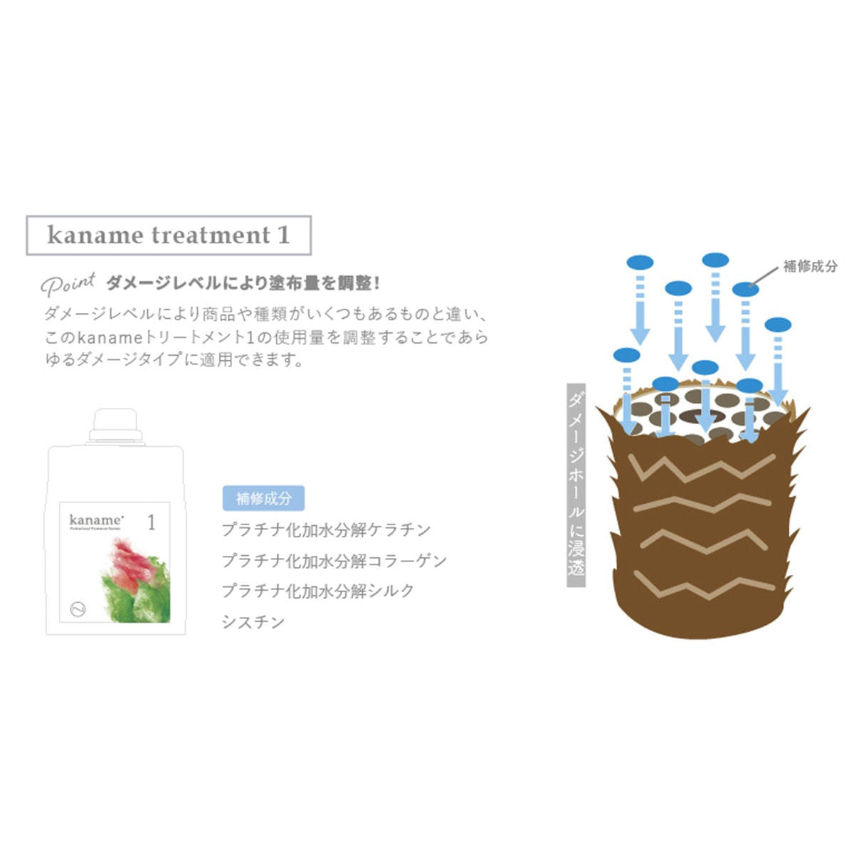 kaname(カナメ) トリートメント1 1000gの卸・通販 | ビューティガレージ