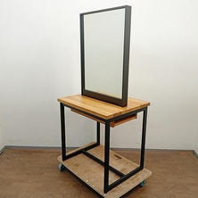 ビューティガレージ タフデザインプロダクト 天然木両面ドレッサーM104 ナチュラル