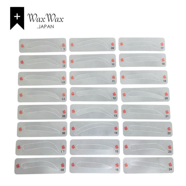 【WaxWax】レディースアイブロウ 24種類テンプレート 1