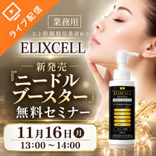BG独占先行新発売「エリクセルリバイタニードルブースター」解説講座編