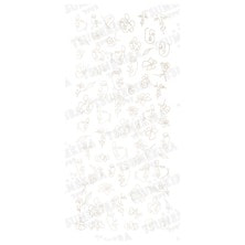 ツメキラ SANZOUプロデュース1 One stroke writing ホワイトゴールド SG-SNZ-105（ジェル専用）