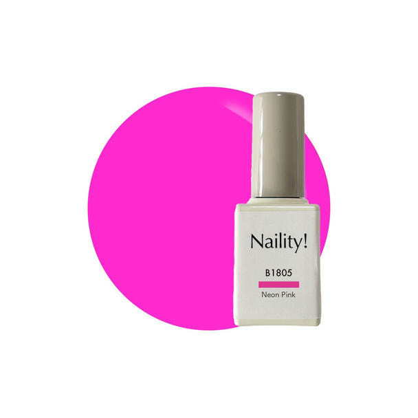 Naility！（ネイリティー）カラージェル ボトルタイプ B1805 ネオンピンク 1