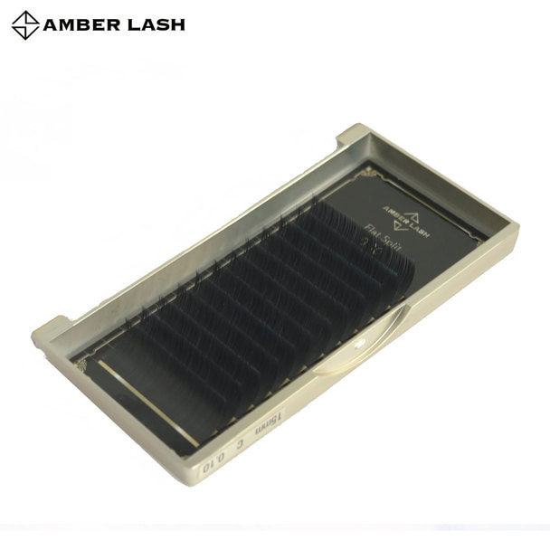 【AMBER LASH】フラットスプリット[Jカール 太さ0.10 長さ7mm] 1