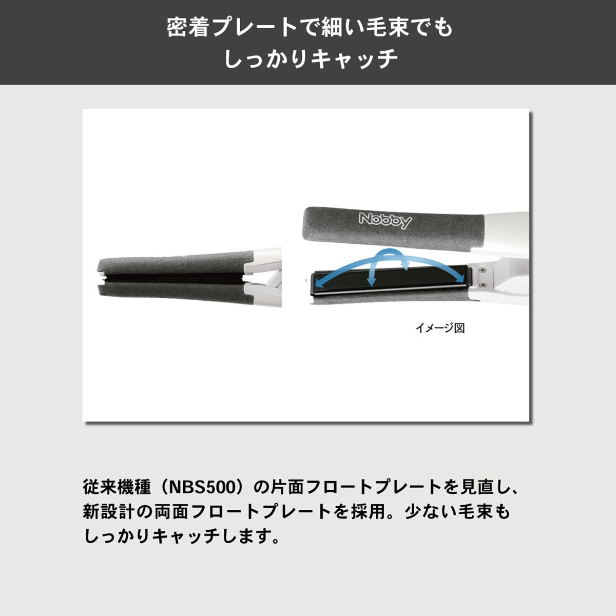 ノビー アレンジアイロンNS340A-W ホワイトの卸・通販 | ビューティ