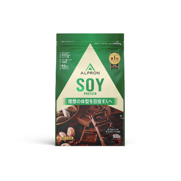 ALPRON SOY（ソイプロテイン）ダブルリッチチョコレート風味 900g 1