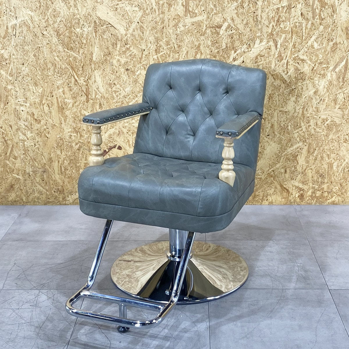 マテリ スタイリングチェア 美容室 イス ヴィンテージ チェア 【公式通販】