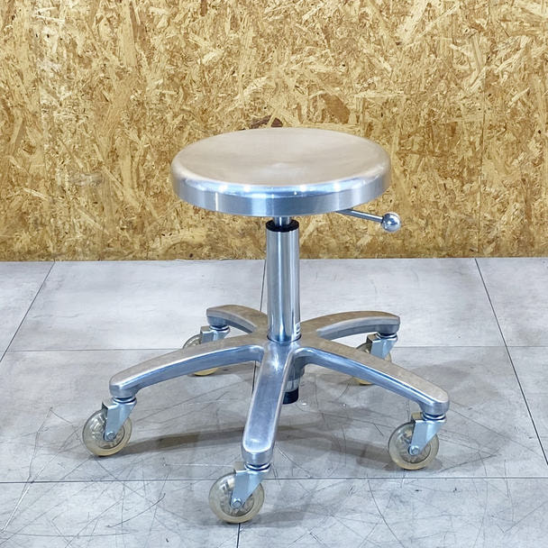 タカラベルモント カットチェア スツール 美容室 Dスツール 中古】タカラベルモント スツール 『D-STOOL ALUMI（D-スツール アルミ