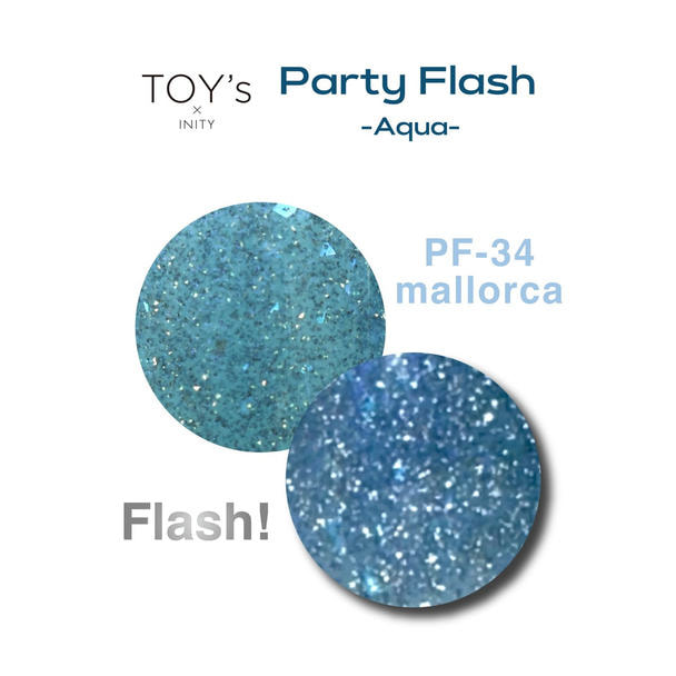 TOY’s × INITY パーティーフラッシュ アクア T-PF34 マヨルカ 1