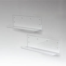 アクリリック ウォールシェルフ W60深型2個組(23409) アクリリック ウォールシェルフ W60深型2個組(23409)