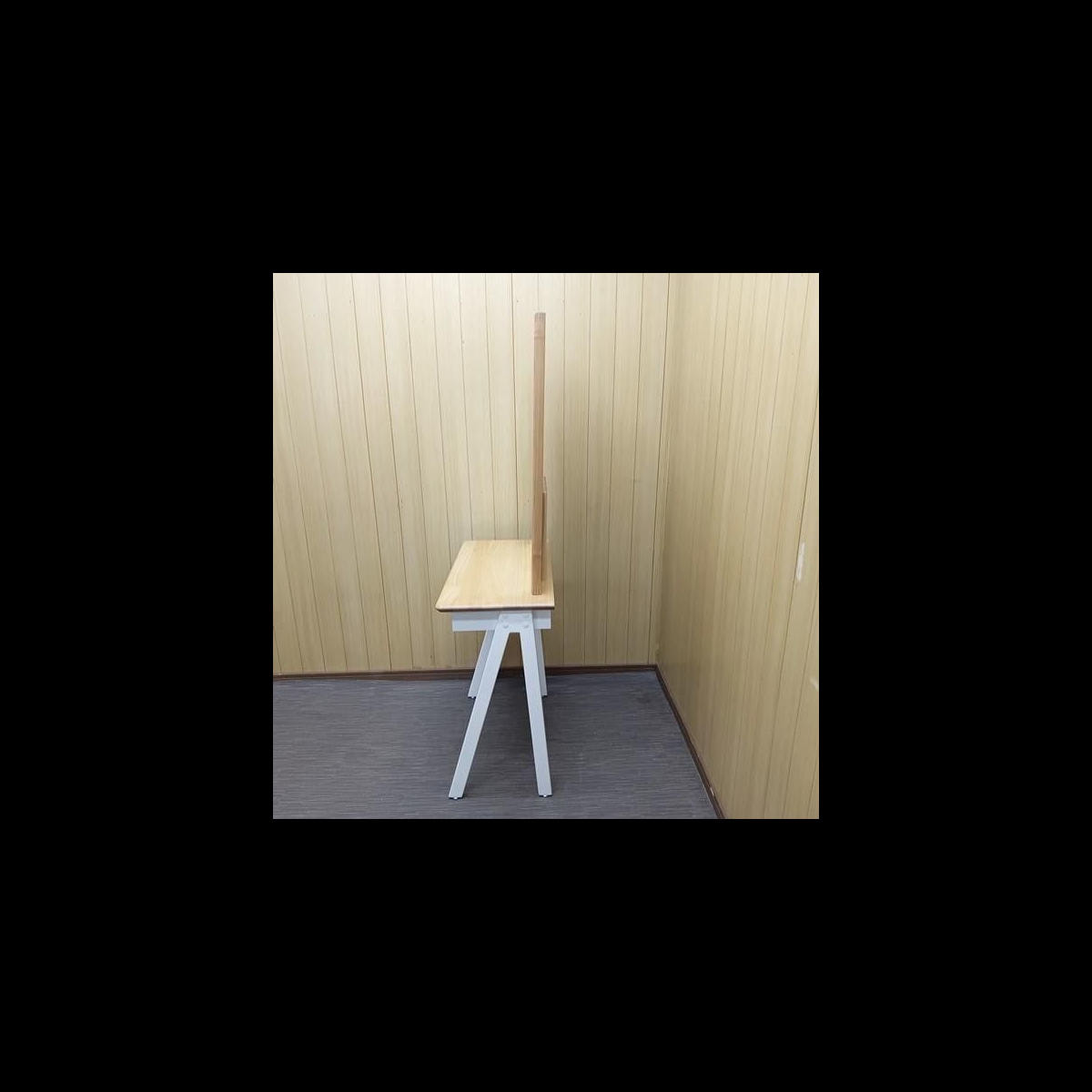 自立式木製片面ドレッサー ウッド ホワイトの卸・通販 | ビューティ