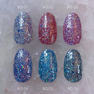 Lily gel カラージェル KAI バブルグリッター #BG-03 フラワーバブル 4