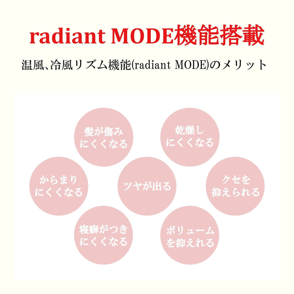 radiant ラディアント ヘアドライヤー ディモアBD-101B（1300W