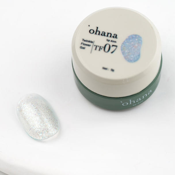 `ohana トゥインクルフラワージェル TF07 ブルー