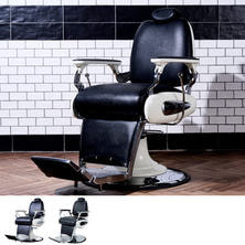 BROOKLYN（ブルックリン）／ 手動バーバーチェア（選べる2色）