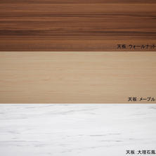 アウトレット【NATURAL Series】ネイルテーブル　ウォールナット&times;マットブラック