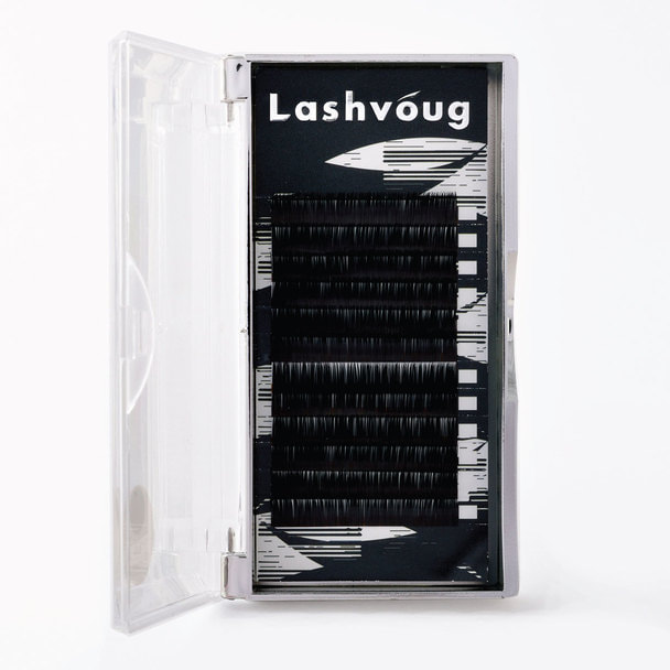 【Lashvoug】フラットラッシュ Dカール[太さ0.15][長さ9mm]