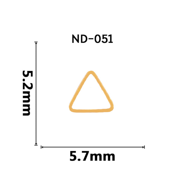 【ND051】NAILTAS（ネイルタス）ネイルデコパーツ 中抜き三角 1