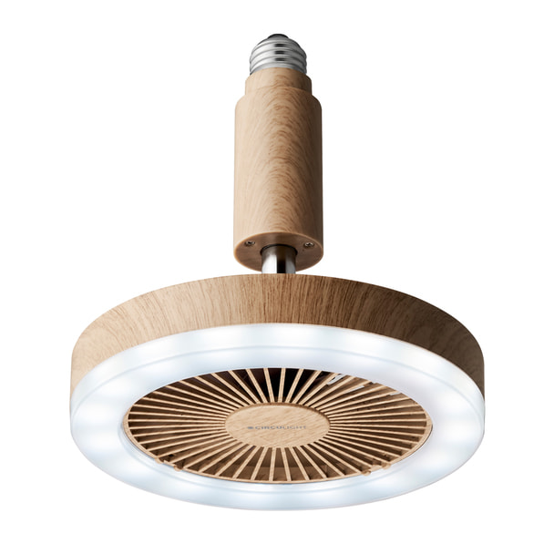 【ソケットタイプ】サーキュライト木目（ライトウッド・昼白色） 1