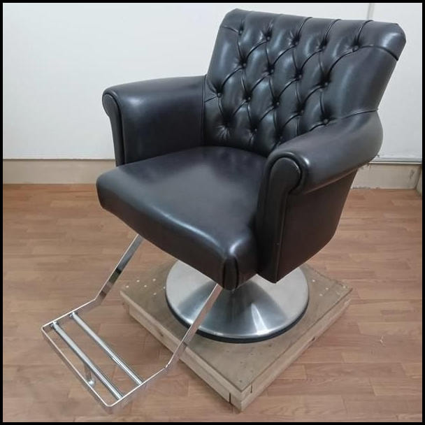 タカラベルモント Vintage Chair ビンテージチェア ブラウン 丸ベース 1