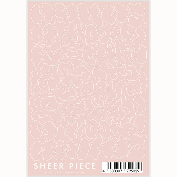 写ネイル SHEER PIECE mocha vanilla 1