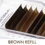 [Brown Refill] [Jカール太さ0.15長さ8～11mm] 2