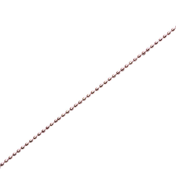 KiraNail（キラネイル）ボールチェーン 0.8mm ピンクゴールド 30cm 1