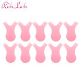 【Rich Lash】ラッシュリフトY字コーム＜ピンク＞ （10個入り）