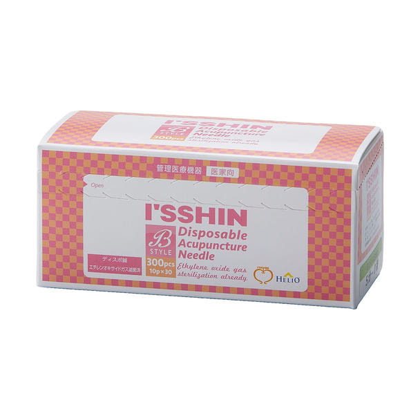 ディスポ鍼I'SSHIN Bstyle 10P 300本入り 5分 00番 1