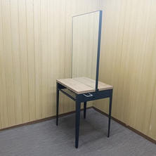 タカラベルモント THEIA Mirror ティアミラー 両面自立ドレッサー 天板ナチュラルブラウン