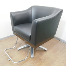 タカラベルモント スタイリングソファ タイプA ブラック 新品レザー張替済