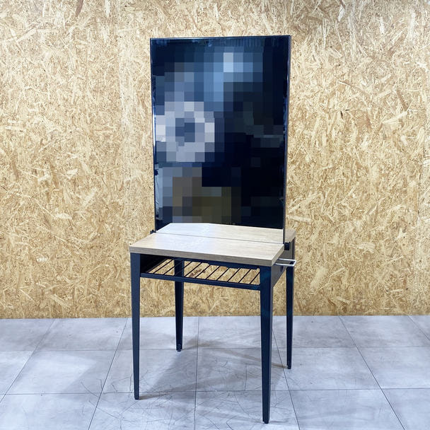 【中古】タカラベルモント　『THEIA　Mirror（ティアミラー）』　両面自立タイプ　ナチュラルブラウン 1