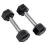 【ONI】 ヘックスラバーダンベル　1kg -10kg 各2個1組 収納タワー セット 2