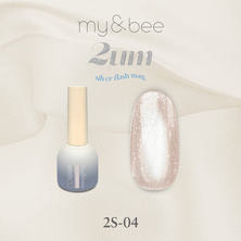 my&amp;bee 2&mu;mシルバーフラッシュマグ 2S-004