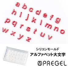 プリジェル シリコンモールド アルファベット小文字 プリジェル シリコンモールド アルファベット小文字