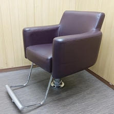 カラベルモント スタイリングソファ２ Coff コフ ブラウン アルミバー付 床固定ポンプベース