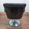 タカラベルモント Vintage Chair ビンテージチェア ブラウン 丸ベース 4