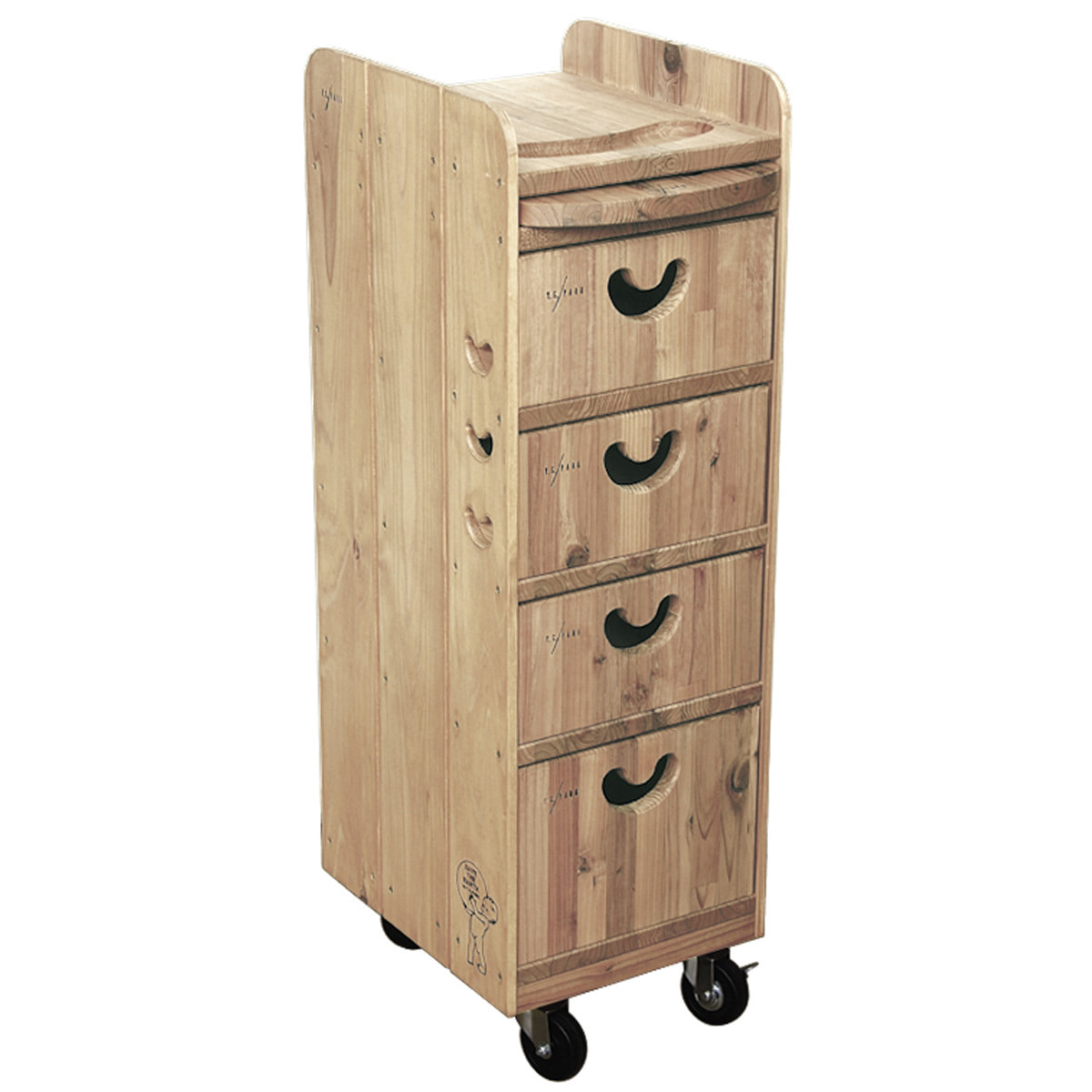 ウッドワゴンYS-F40（ホワイトグレー）の卸・通販 | ビューティガレージ