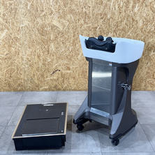 【中古】タカラベルモント製　リアシャンプー用ボール『YUME OASIS（ユメオアシス）下部ユニットセット』ダークブラウン