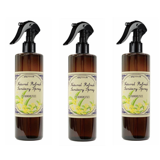 ミネラリア ナチュラルリフレッシュサニタリースプレー キンモクセイ 200ml×3 1