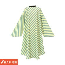 袖付静電気防止強化クロス イエロー/グレーストライプ