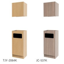 【中古アウトレット】セミオーダー バックシャンプーキャビネット 上下セット　JC-537K グレイッシュブラウン