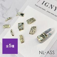 IGNY メタルパーツ ニュアンスライン（4個入り）